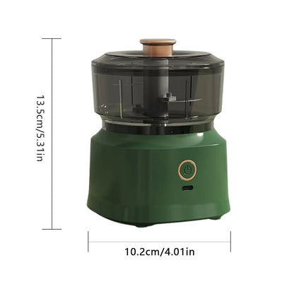 USB Rechargeable Electric Garlic Chopper — Mini Food Processor and Vegetable Mincer