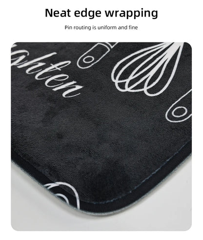 Non-Slip Kitchen and Bathroom Floor Mat — Quick-Dry Absorbent Rug