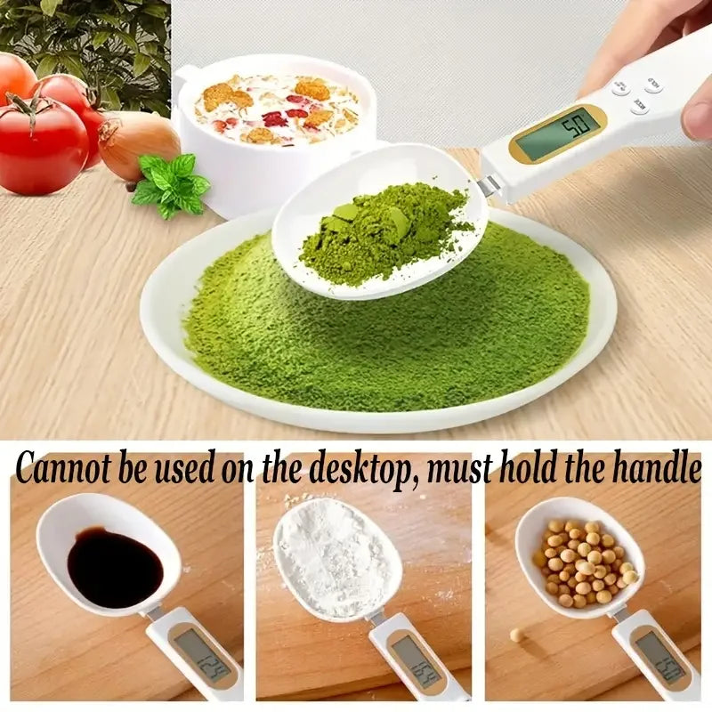 Digital Spoon Scale — LCD Kitchen Measuring Spoon for Coffee and Baking
