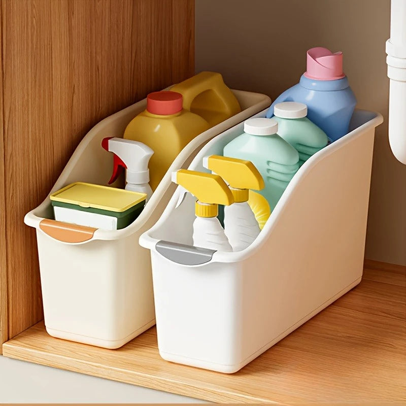 Pantry Storage Bins — Stackable Kitchen Cabinet Organizer Set