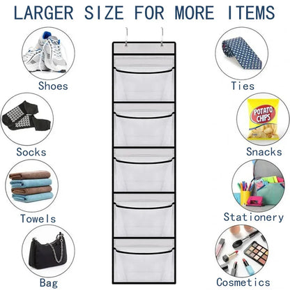 Over-the-Door 5-Pocket Storage Organizer