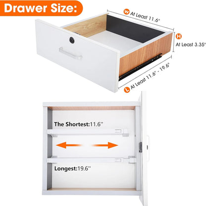 Adjustable Expandable Drawer Dividers — Set of 1 to 8