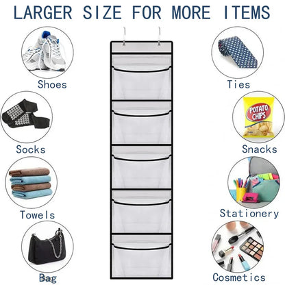 Over-the-Door 5-Pocket Storage Organizer