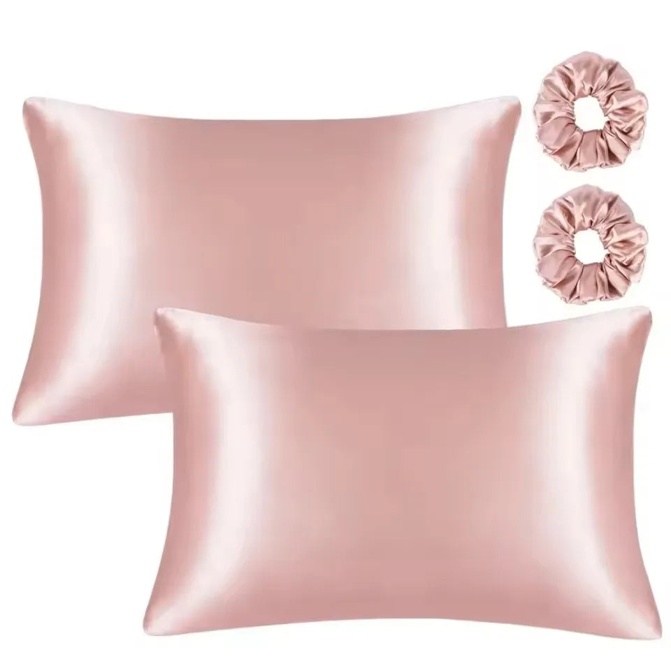 Satin Pillowcase for Hair and Skin — Smooth Pillow Cover for Better Sleep