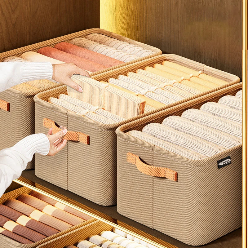 Closet Clothing Organizer Set — Collapsible Storage Bags for Clothes