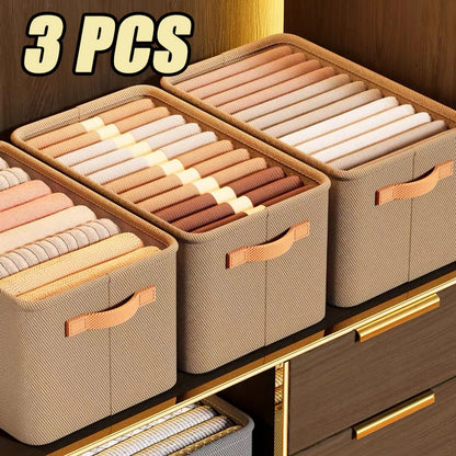 Closet Clothing Organizer Set — Collapsible Storage Bags for Clothes