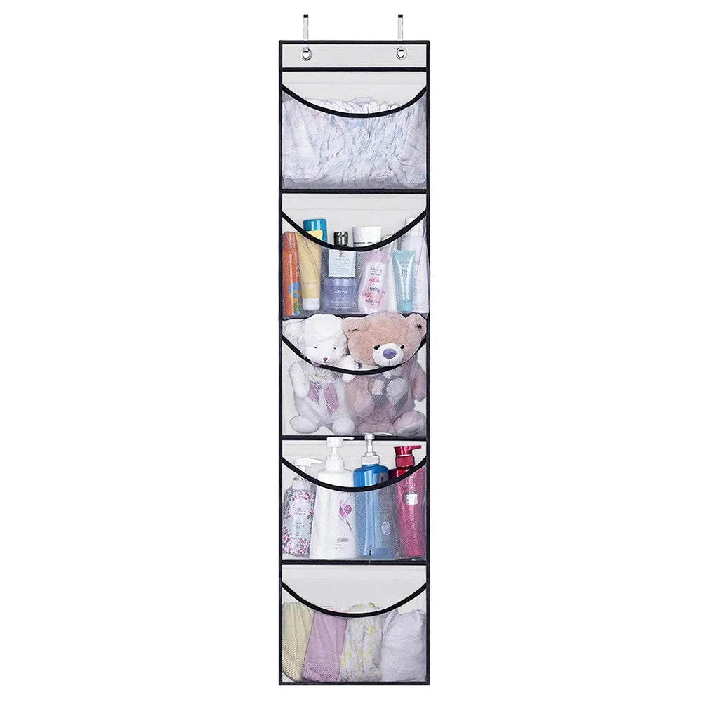 Over-the-Door 5-Pocket Storage Organizer