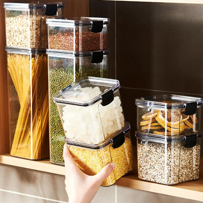 Airtight Kitchen Storage Jars — Pantry Canisters for Grain and Cereal