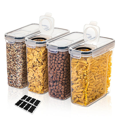 Airtight Cereal Storage Containers — BPA-Free Pantry Canisters with Lids