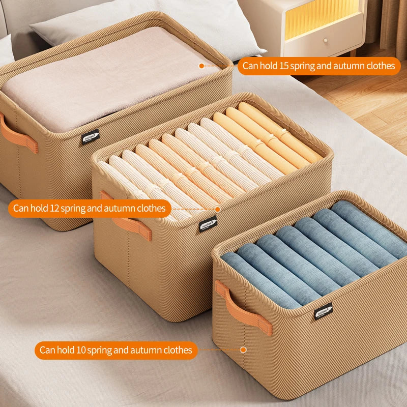 Closet Clothing Organizer Set — Collapsible Storage Bags for Clothes