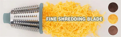 Rotary Cheese Grater — Manual Vegetable Slicer and Nut Grinder