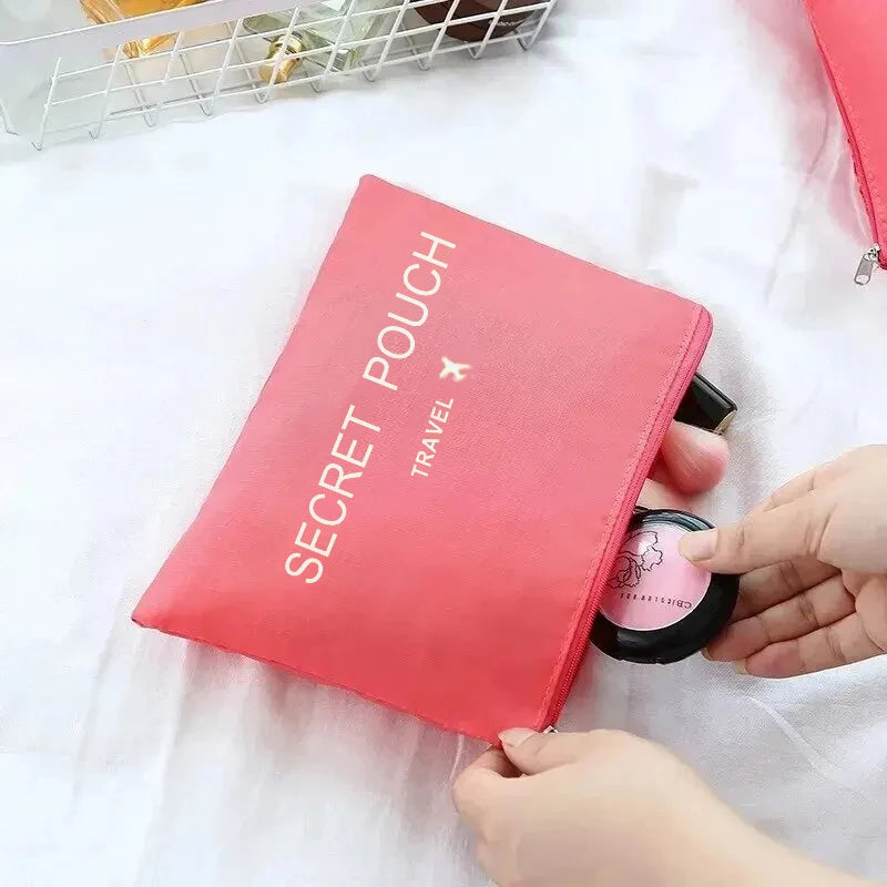 6 Piece Travel Storage Bag Set — Waterproof Luggage Organizer Bags for Clothes and Accessories