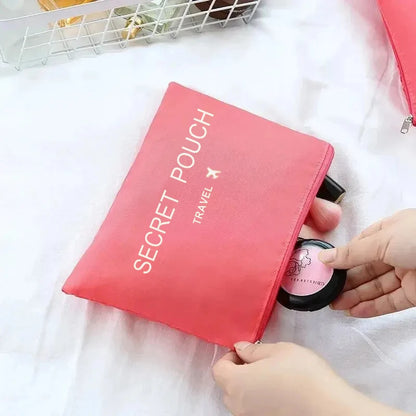6 Piece Travel Storage Bag Set — Waterproof Luggage Organizer Bags for Clothes and Accessories
