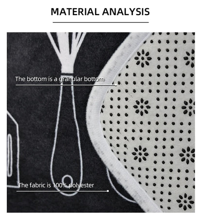 Non-Slip Kitchen and Bathroom Floor Mat — Quick-Dry Absorbent Rug