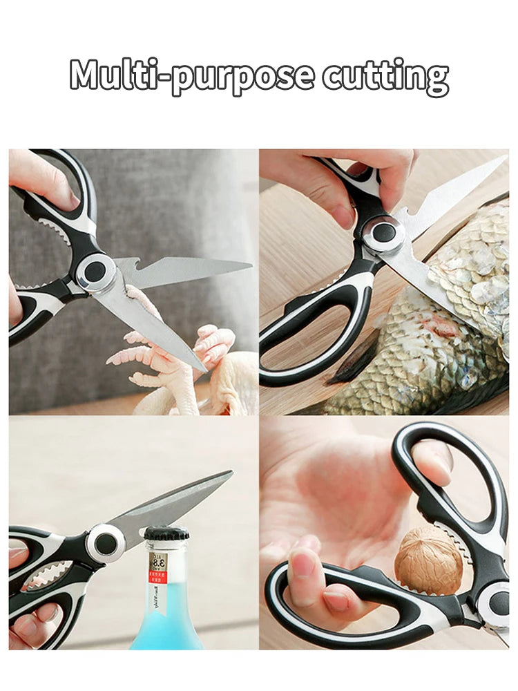 Kitchen Shears — Heavy-Duty Scissors for Meat, Fish and Herbs