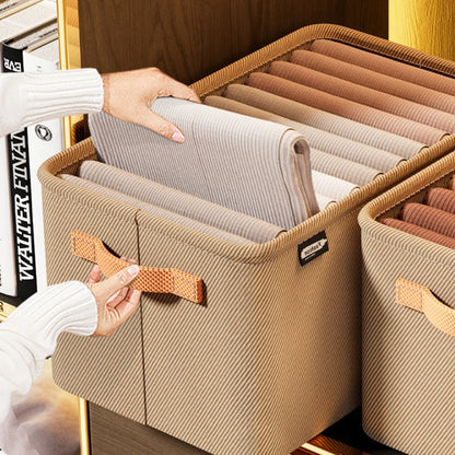 Closet Clothing Organizer Set — Collapsible Storage Bags for Clothes