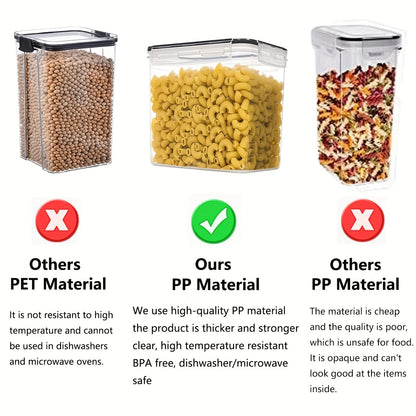 Airtight Cereal Storage Containers — BPA-Free Pantry Canisters with Lids