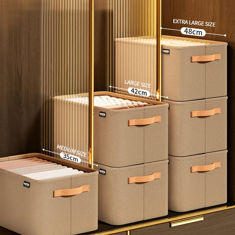 Closet Clothing Organizer Set — Collapsible Storage Bags for Clothes