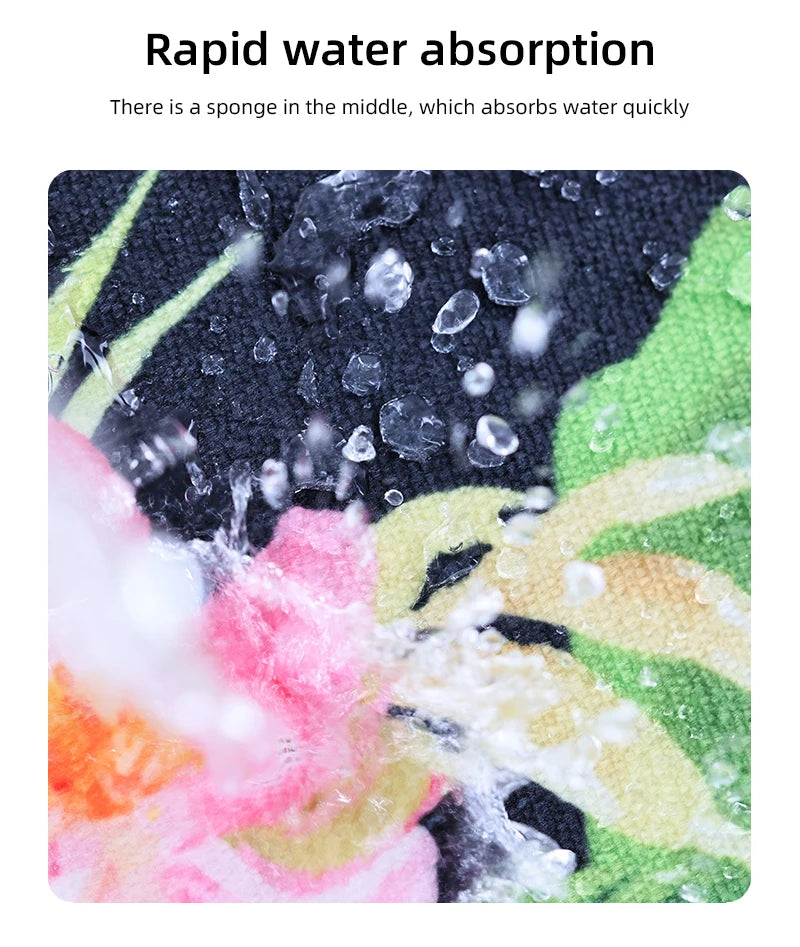 Non-Slip Kitchen and Bathroom Floor Mat — Quick-Dry Absorbent Rug