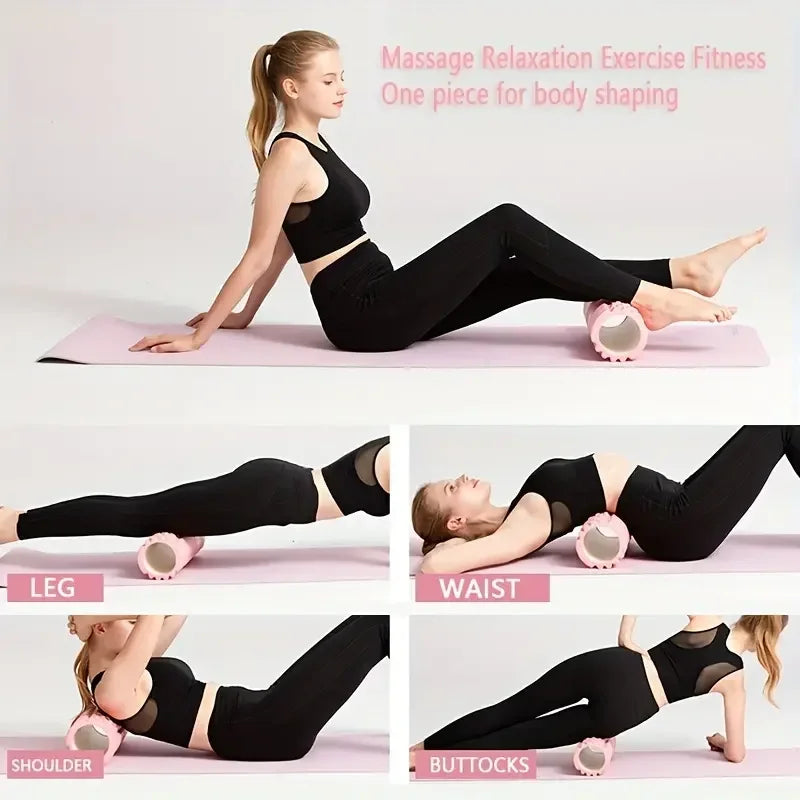 Hollow Foam Massage Roller for Muscle Recovery — Yoga and Physical Therapy Column