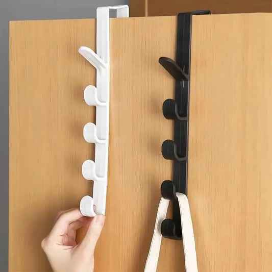 Over-Door Coat and Bag Hook Rack — Multi-Hook, No Drilling
