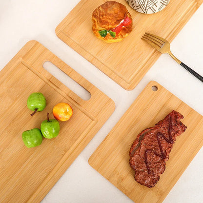 Bamboo Cutting Board — Double-Sided Kitchen Chopping Board with Juice Groove