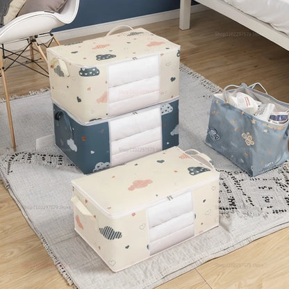 Large Non-Woven Storage Bag with Handles — Foldable, M or L