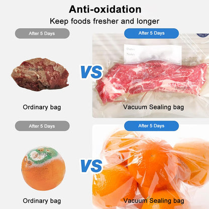 Reusable Vacuum Seal Food Storage Bags — 10-Pack BPA-Free Airtight Bags with Air Valve