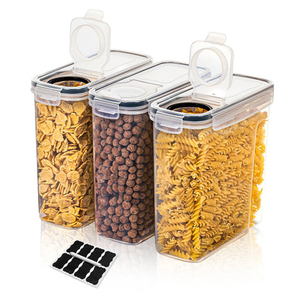 Airtight Cereal Storage Containers — BPA-Free Pantry Canisters with Lids