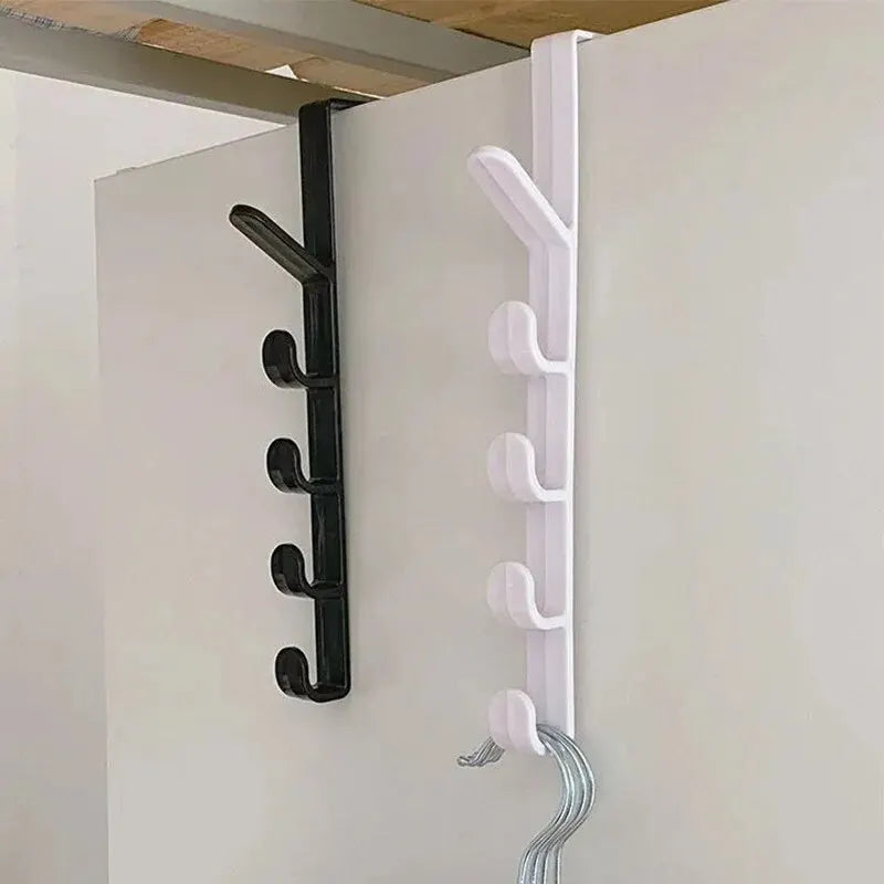 Over-Door Coat and Bag Hook Rack — Multi-Hook, No Drilling