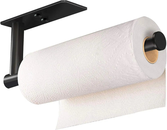 Paper Towel Holder — Wall Mount and Countertop Stainless Steel Kitchen Organizer