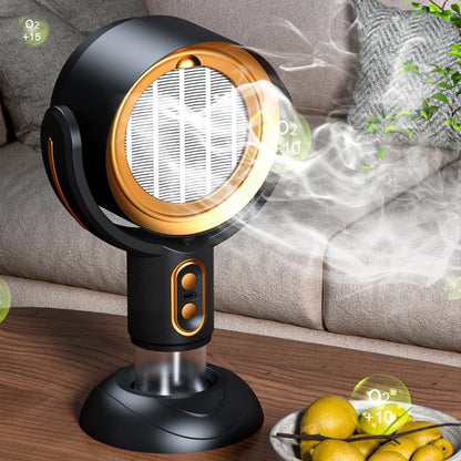 Portable Desktop Range Hood — USB Rechargeable Kitchen Exhaust Fan for Apartments, Dorms and RVs
