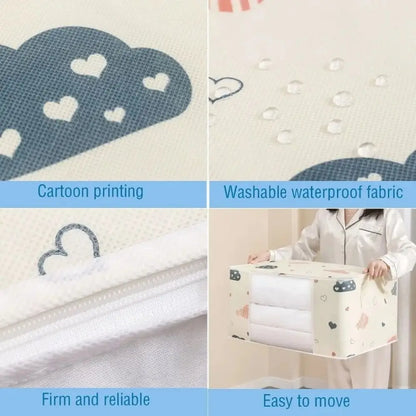 Large Non-Woven Storage Bag with Handles — Foldable, M or L