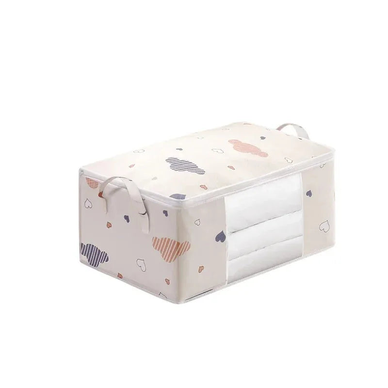 Large Non-Woven Storage Bag with Handles — Foldable, M or L