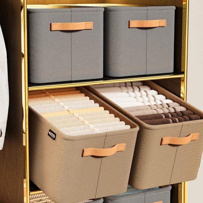 Closet Clothing Organizer Set — Collapsible Storage Bags for Clothes