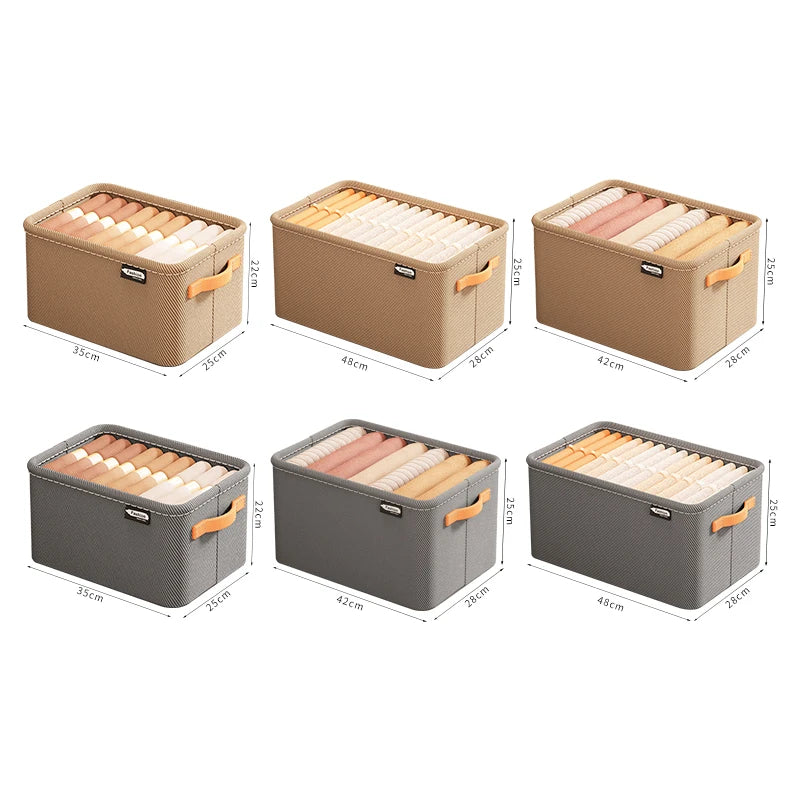 Closet Clothing Organizer Set — Collapsible Storage Bags for Clothes