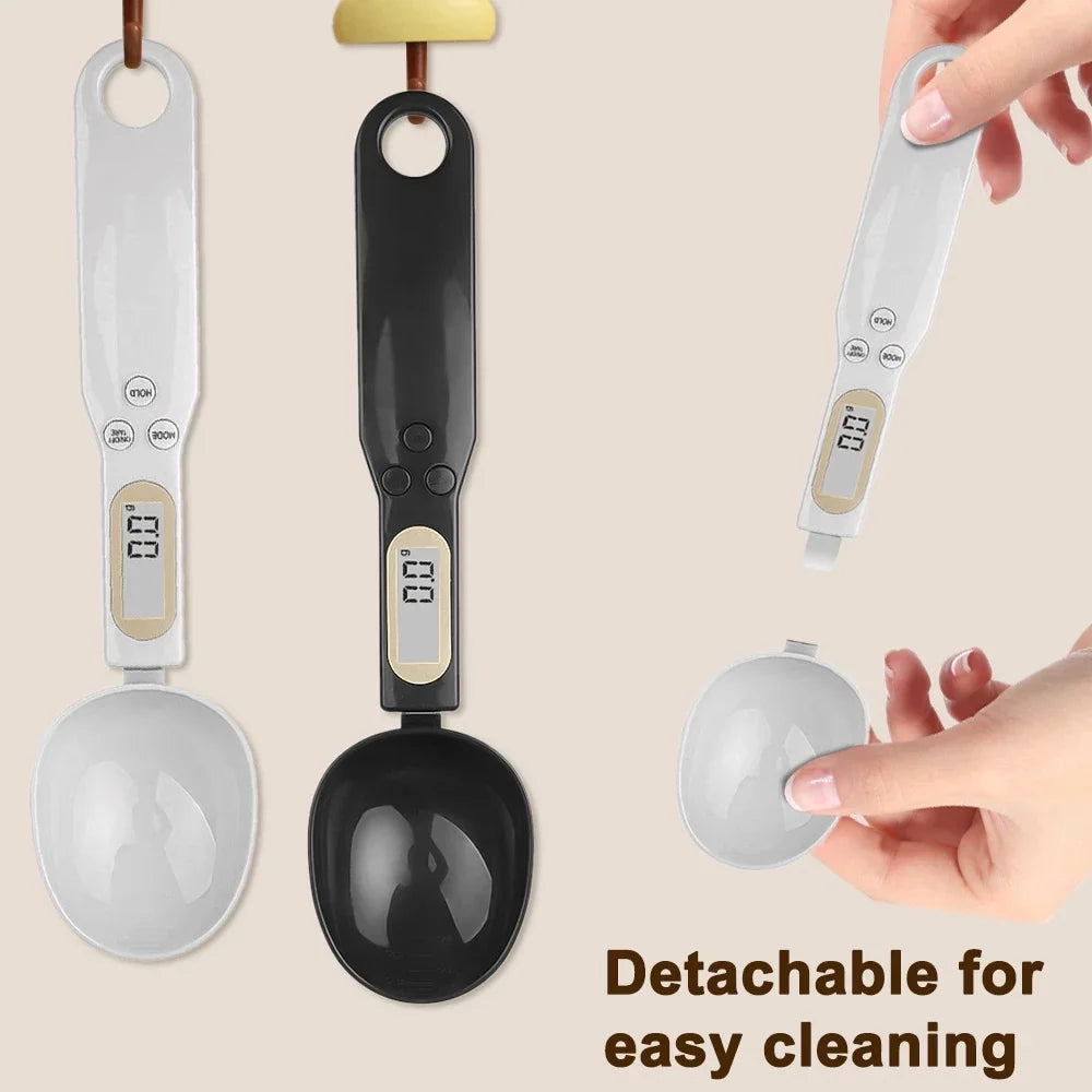Digital Spoon Scale — LCD Kitchen Measuring Spoon for Coffee and Baking