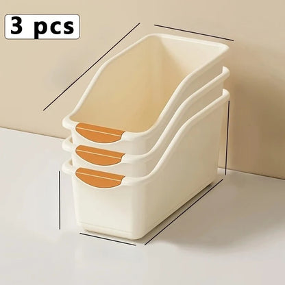 Pantry Storage Bins — Stackable Kitchen Cabinet Organizer Set