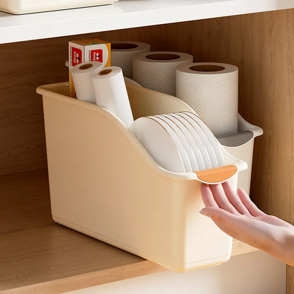 Pantry Storage Bins — Stackable Kitchen Cabinet Organizer Set