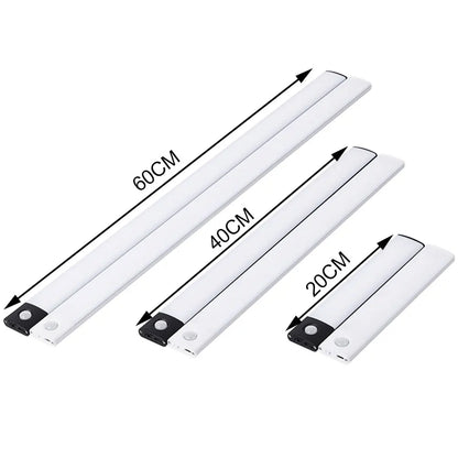Under Cabinet Motion Sensor LED Light — USB Rechargeable Kitchen and Closet Lighting