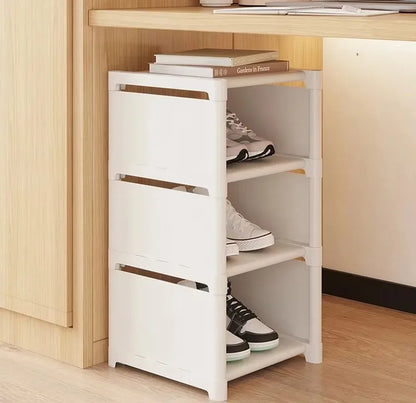 Stackable Non-Woven Shoe Rack Organizer — 4 to 7 Tiers