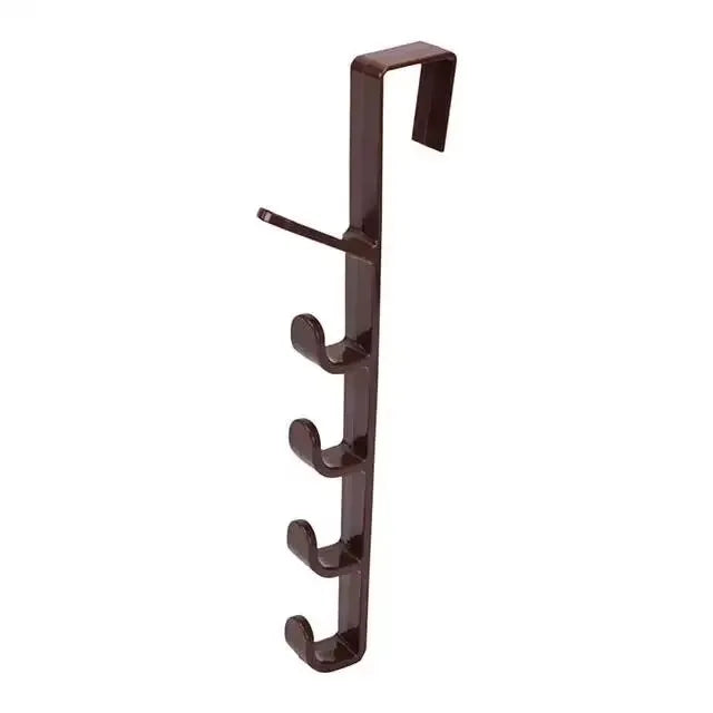 Over-Door Coat and Bag Hook Rack — Multi-Hook, No Drilling