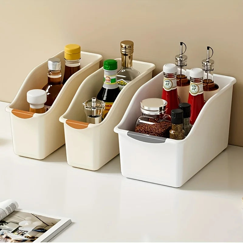 Pantry Storage Bins — Stackable Kitchen Cabinet Organizer Set