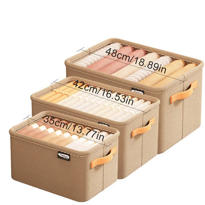 Closet Clothing Organizer Set — Collapsible Storage Bags for Clothes