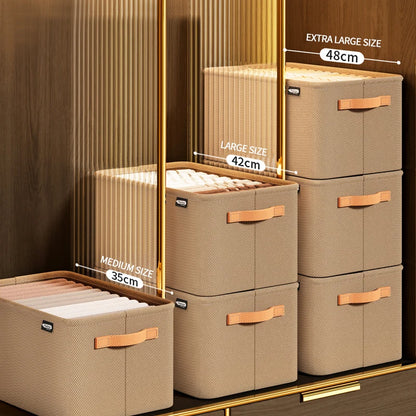 Closet Clothing Organizer Set — Collapsible Storage Bags for Clothes