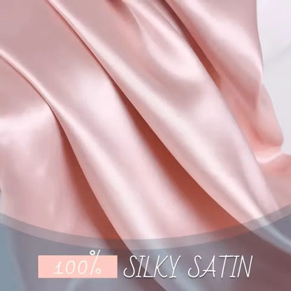 Satin Pillowcase for Hair and Skin — Smooth Pillow Cover for Better Sleep