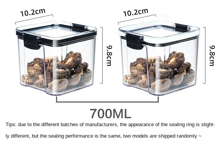 Airtight Kitchen Storage Jars — Pantry Canisters for Grain and Cereal
