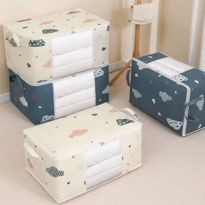 Large Non-Woven Storage Bag with Handles — Foldable, M or L
