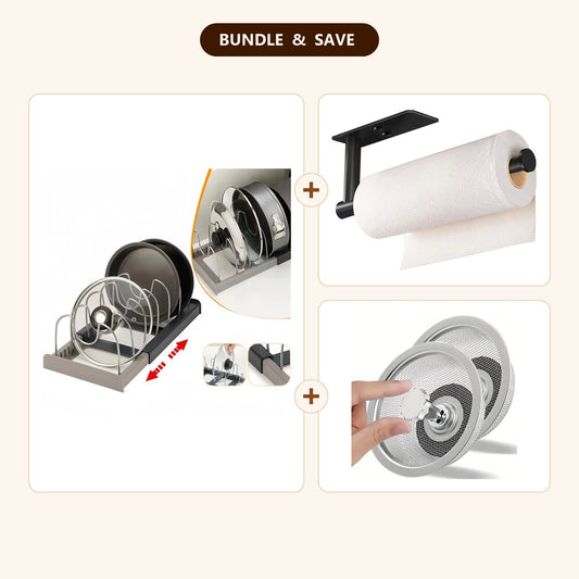 HomeScroll Kitchen Counter Organization Starter — included products