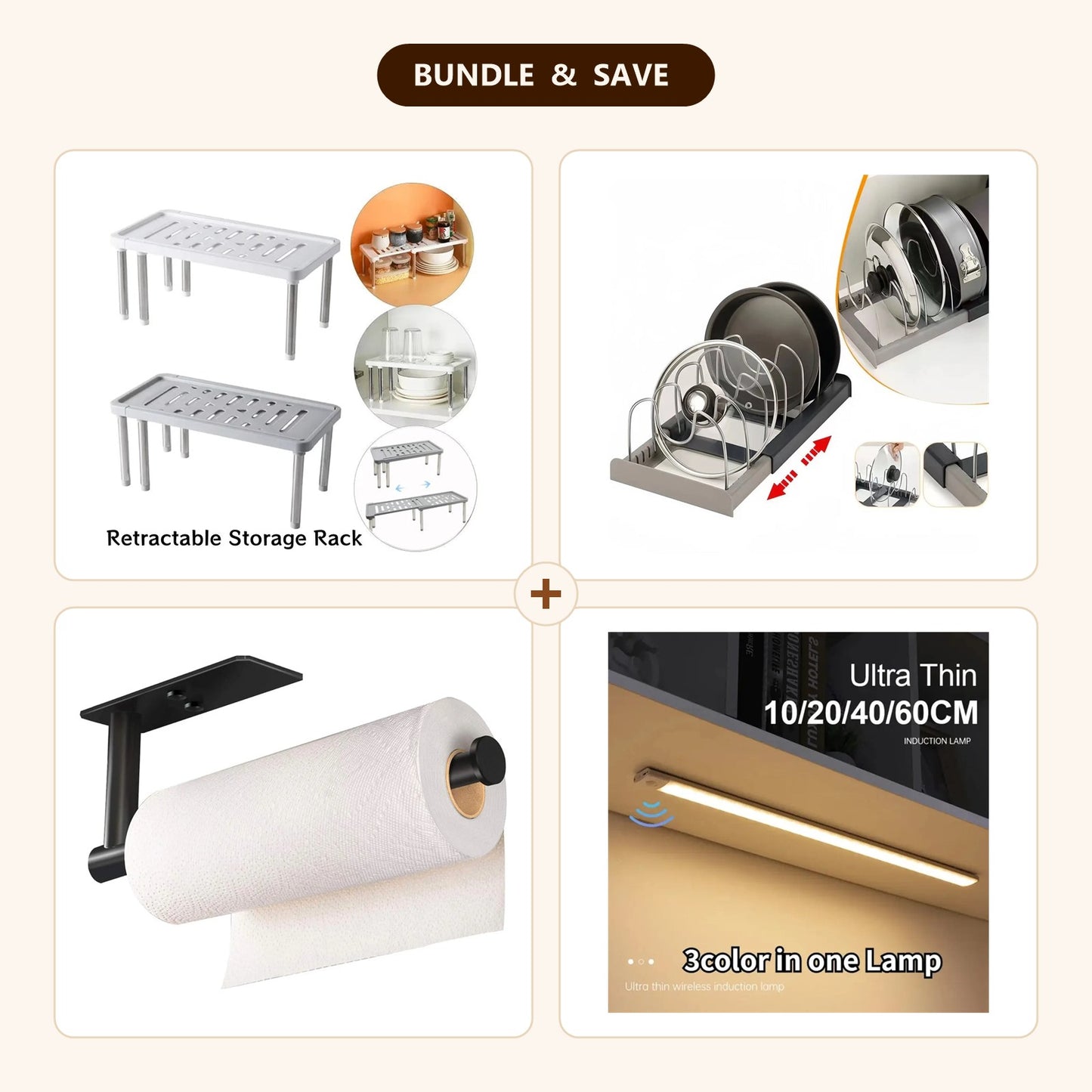 HomeScroll Kitchen Organization Complete Bundle — included products